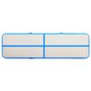 vidaXL Gymnastiekmat met pomp opblaasbaar 700x100x20 cm PVC bauw