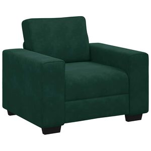 vidaXL Sofastoel Donkergroen 100x77x82 cm Fluweel