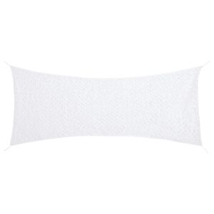 vidaXL Camouflagenet met opbergzak 312x140 cm wit