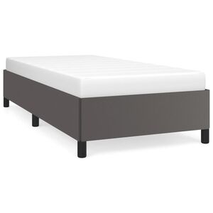 vidaXL Bedframe kunstleer grijs 80x200 cm
