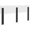 vidaXL Hoofdbord Zwart Eiken 200 cm Bewerkt hout