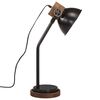 vidaXL Bureaulamp 25 W E27 18x18x60 cm zwart