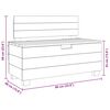vidaXL Bank 86x40x60 cm massief mahoniehout