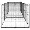 vidaXL Hondenkennel 19,36 m&sup2; staal