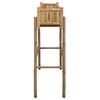 vidaXL Tuinplanter met Houder Naturel 100 x 38 x 114 cm Bamboe