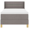 vidaXL Boxspringbed met matras Taupe 200 x 90 cm Polyester
