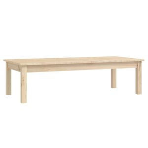 vidaXL Salontafel 110x50x30 cm massief grenenhout