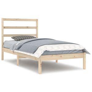 vidaXL Bedframe zonder matras massief grenenhout 90x200 cm