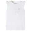 vidaXL Kindershirt met ruches aan de mouwen 128 lila