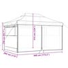vidaXL Partytent Groen 292 x 440 x 315 cm Oxford Stof