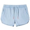 Kindershorts 92 zachtdenimblauw
