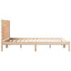vidaXL Bedframe extra lang zonder matras massief hout 160x220 cm
