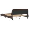 vidaXL Bedframe "Dover" kunstleer bruin 120x200 cm