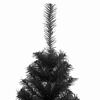 vidaXL Kerstboom met 150 LED met standaard Zwart 120 cm PVC