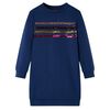 Kinderjurk 116 marineblauw
