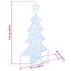 vidaXL Kerstboom met 160 LED Koudwit 151 cm Acryl