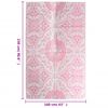 vidaXL Buitenkleed ARAKIL 160x230 cm PP roze