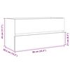 vidaXL Wastafelkast 90x38,5x45 cm spaanplaat sonoma eikenkleurig