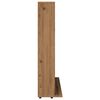 vidaXL Cd-kast 100x23x89,5 cm bewerkt hout artisanaal eikenkleurig