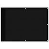 vidaXL Balkonscherm 75x1000 cm 100% oxford polyester zwart
