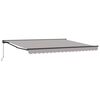 vidaXL Zijde Frame Lichtgrijs 400 &times; 300 cm Polyester met PU-coating
