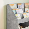 vidaXL Kinderen Boekenkast met opslag Beton Grijs 72,5 x 29,5 x 69 cm