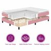 vidaXL Boxspringbed met matras Roze 180 x 200 cm Fluweel