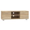 vidaXL Tv-meubel 120x40,5x35 cm bewerkt hout sonoma eikenkleurig
