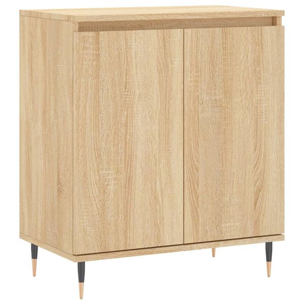 vidaXL Dressoir 60x35x70 cm bewerkt hout sonoma eikenkleurig