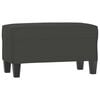 vidaXL Bankje 70x35x41 cm microvezelstof donkergrijs