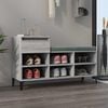 vidaXL Schoenenkast 102x36x60 cm bewerkt hout sonoma grijs