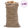 vidaXL Jutezakken 30 stuks 220 g/m&sup2; 65x135 cm 100% jute
