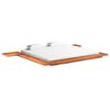 vidaXL Bedframe Japanse futon massief acaciahout 200x200 cm