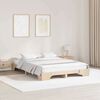vidaXL Bedframe Naturel 140 x 200 cm Massief grenenhout