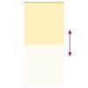 vidaXL Rolgordijn verduisterend 90x210 cm stofbreedte 85,7 cm geel