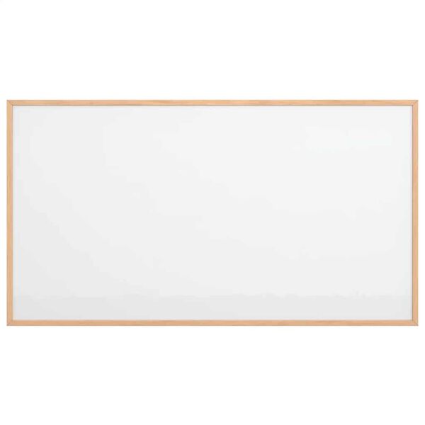 vidaXL Magnetisch whiteboard met massief grenenhouten frame 100x55 cm