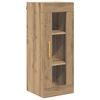 vidaXL Hoge kast 2 pcs Artisan Eiken Bewerkt hout