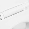 vidaXL Randloos Toilet 7 cm extra hoogte soft-close keramiek wit