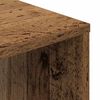 vidaXL Bureau 102,5x35x75 cm bewerkt hout oud houtkleurig