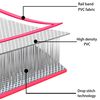 vidaXL Gymnastiekmat met pomp opblaasbaar 500x100x10 cm PVC roze