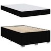 vidaXL Bedframe met matras Zwart 120 x 200 cm Stof