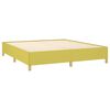 vidaXL Boxspring met matras stof groen 180x200 cm