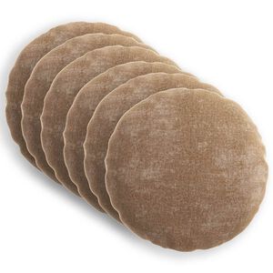 vidaXL Kussensloop 6 st HEERLEN Bruin &Oslash; 60 cm Chenille Stof