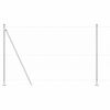 vidaXL Afrasteringspaal Zilver 100 x 1,5 m (36 mm gaas) Staal
