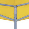 vidaXL Partytentdak 270 g/m² 4,5x3 m geel