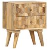vidaXL Nachtkastje 40x30x50 cm massief mangohout