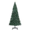 vidaXL Artificial Pre-lit Kerstboom met Ballenset Groen 500 cm PVC