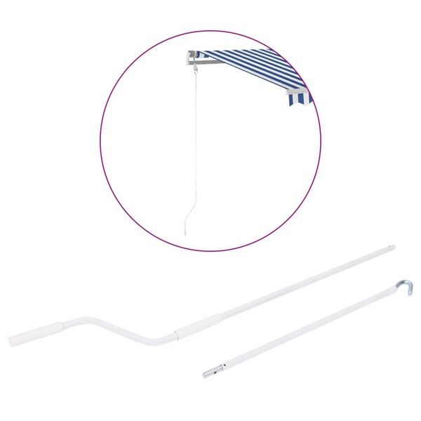 vidaXL Handslinger voor luifel reserve 150 cm