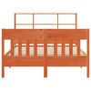 vidaXL Bedframe zonder matras massief grenenhout wasbruin 160x200 cm