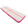 vidaXL Gymnastiekmat met pomp opblaasbaar 300x100x15 cm PVC roze